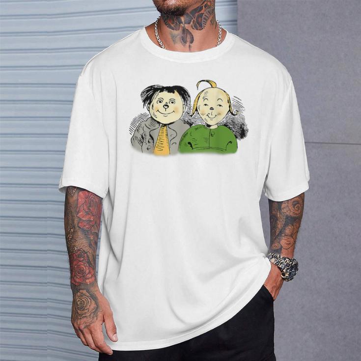 Max And Moritz Gray T-Shirt Geschenke für Ihn