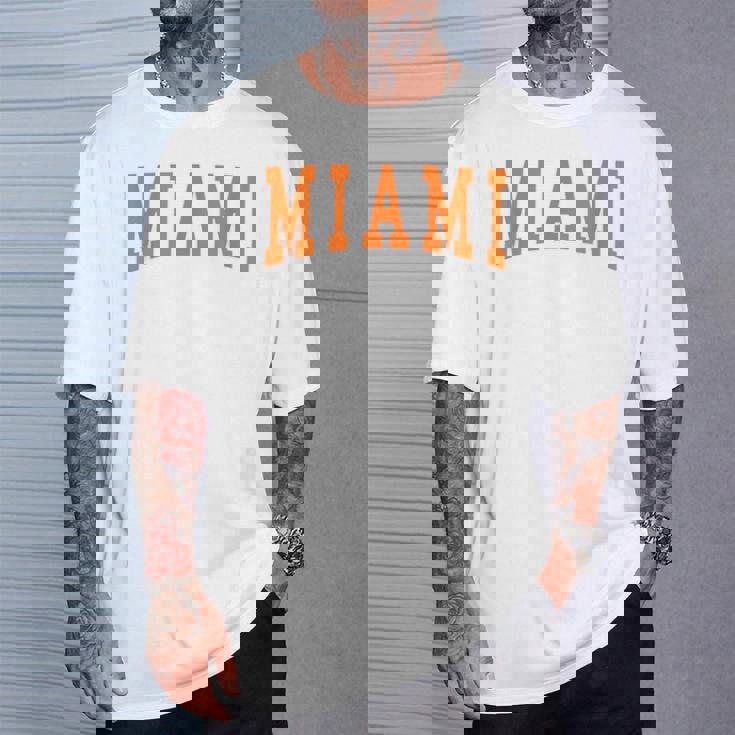 Miami Throwback Classic T-Shirt Gifts for Him