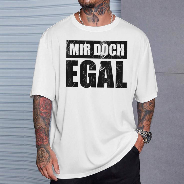 Mir Doch Egal Ein Einerleiergültig Schnuppe T-Shirt Geschenke für Ihn