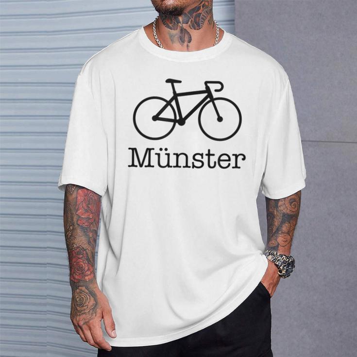 Münster Leeze Bicycle Münsterland Principalmarkt Gray S T-Shirt Geschenke für Ihn