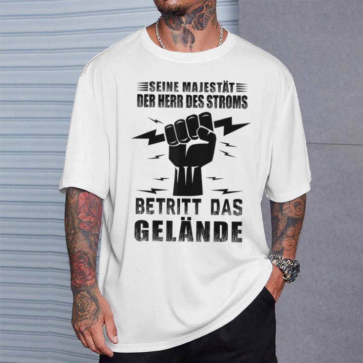 Seine Majestät Der Lord Des Stroms Betritt Das Gelänen Seine Majestät Der L S T-Shirt Geschenke für Ihn