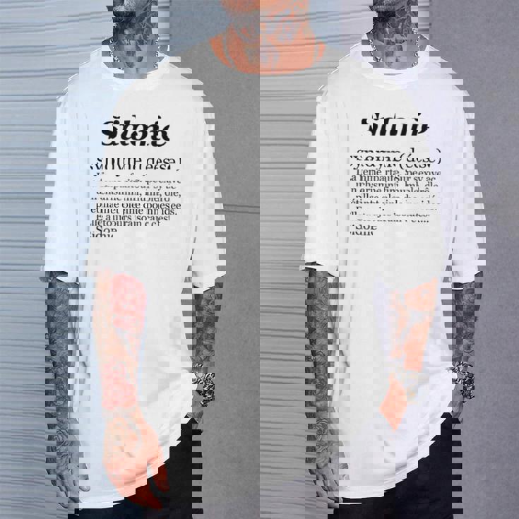 Sidunea Prénom Definition Sinónimo Déesse Drôle Humor Camiseta unisex Regalos para él