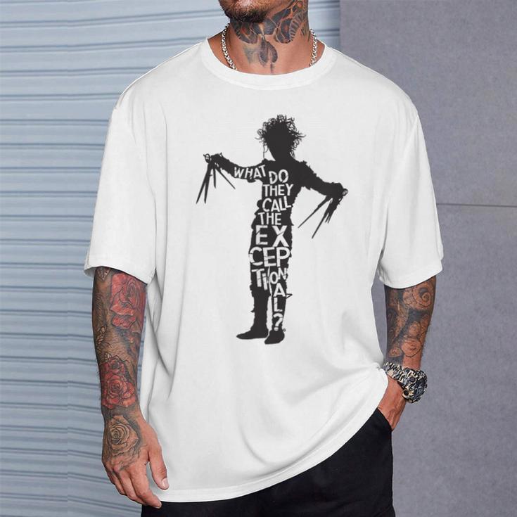 Tim Burton's Edward Scissorhands Movie Quote T-Shirt Geschenke für Ihn