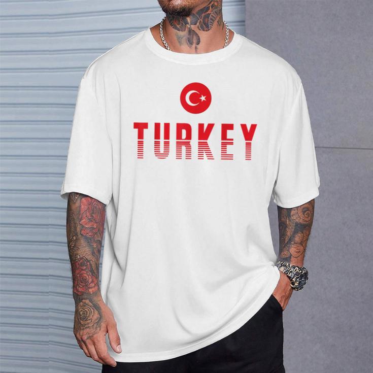 Turkey Milli Takim Turkey T-Shirt Geschenke für Ihn