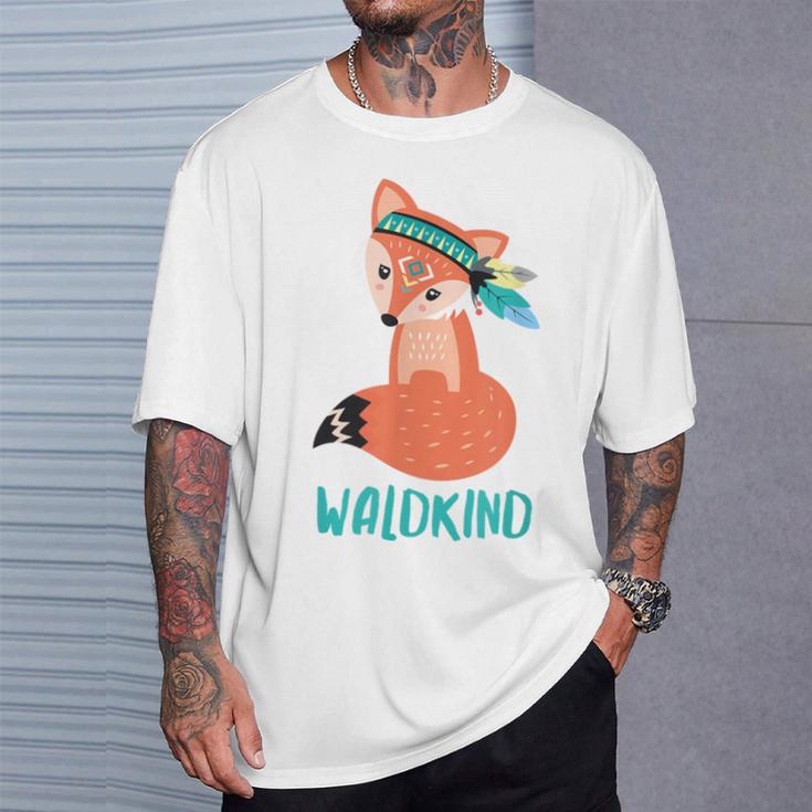 Waldkind Fuchs T-Shirt Geschenke für Ihn