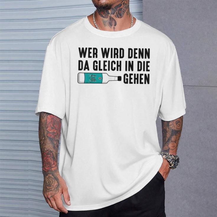 Wer Wird Denn Da Gleich In Die Luft Gehen X Mint Liqueur Mint T-Shirt Geschenke für Ihn