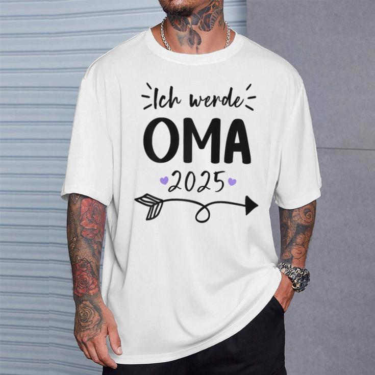 Women's Ich Werde Oma 2025 T-Shirt Geschenke für Ihn