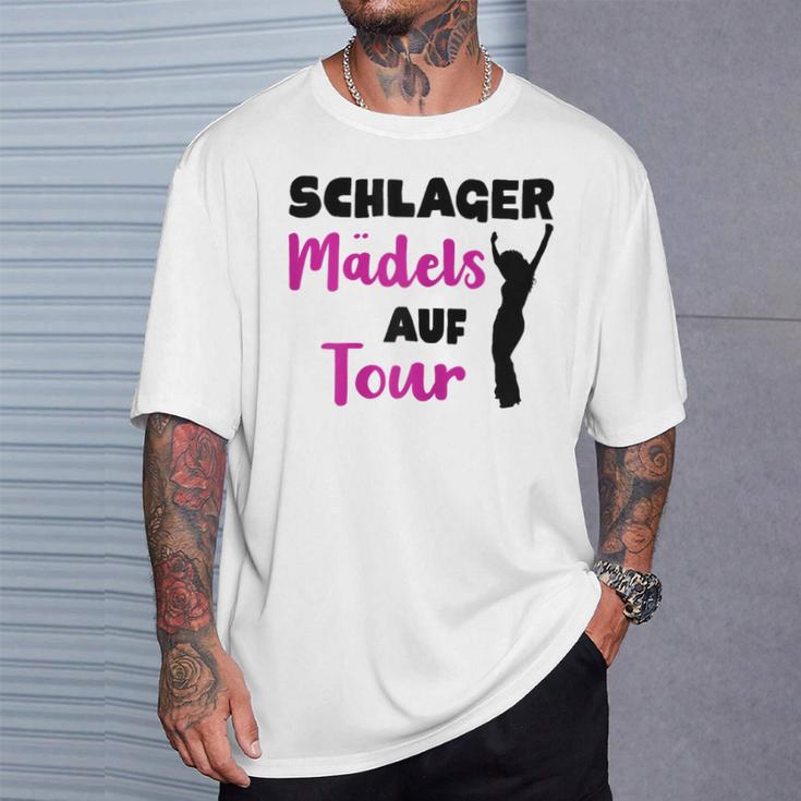 Women's Schlager Girls On Party Tour T-Shirt Geschenke für Ihn