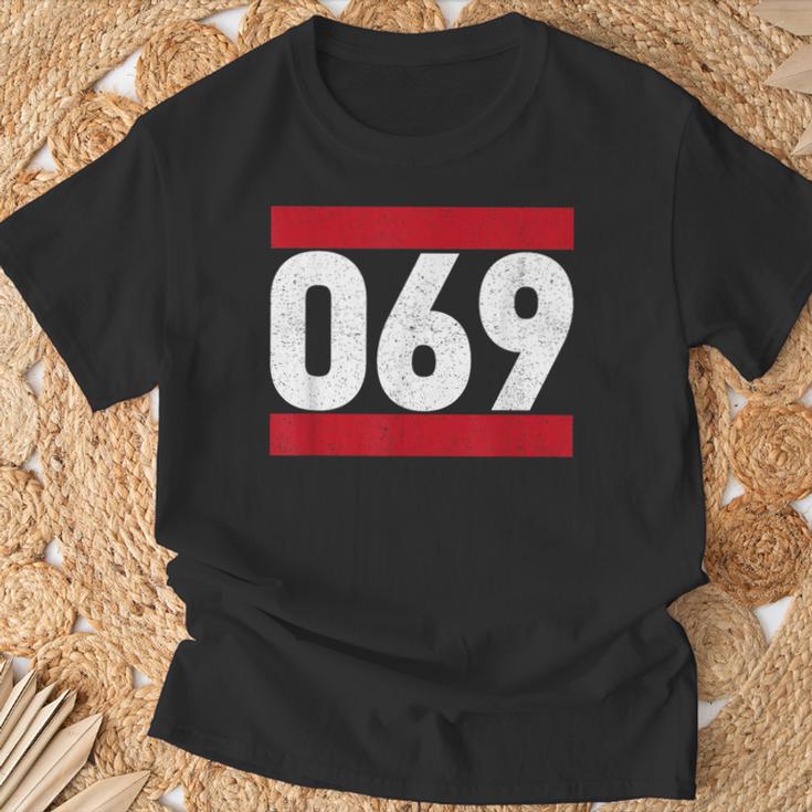 069 Frankfurt City Hip Hop T-Shirt Geschenke für alte Männer