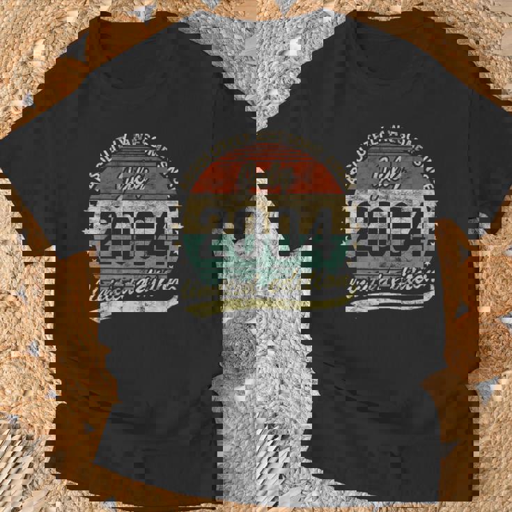 20 Ans Anniversaire Awesome Et Fantastique Juillet 2004 T-Shirt Cadeaux pour les vieillards