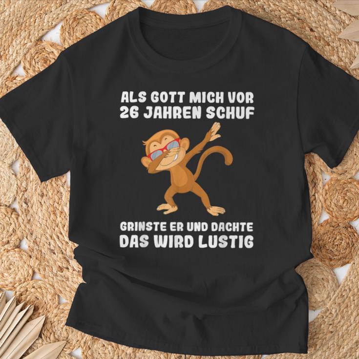 26 Jahre Als Gott Michor 26 Jahen Kref 26Th Birthday T-Shirt Geschenke für alte Männer