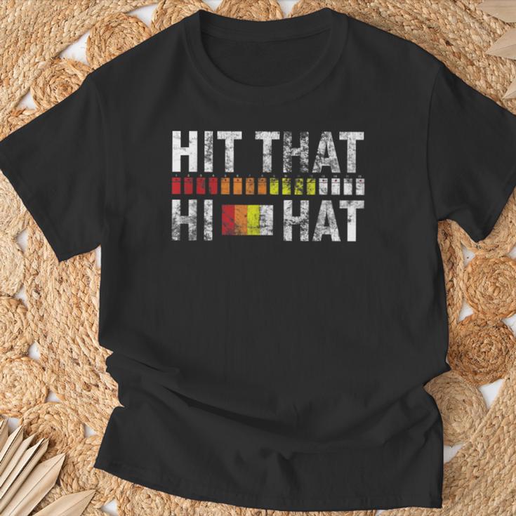 808 Hit That Hi Hat Roland 808 Drum Machine T-Shirt Geschenke für alte Männer