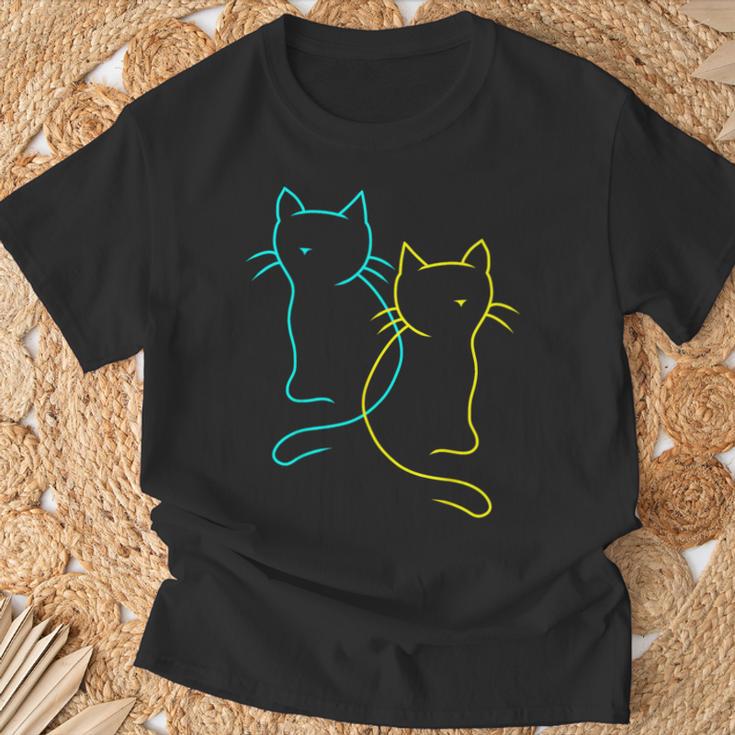 80S 90S Cats Retro Kittenintage Cat Children's T-Shirt Geschenke für alte Männer