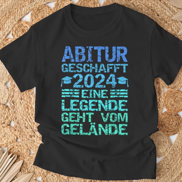 Abitur 2024 Geschafft Abi 24 T-Shirt Geschenke für alte Männer