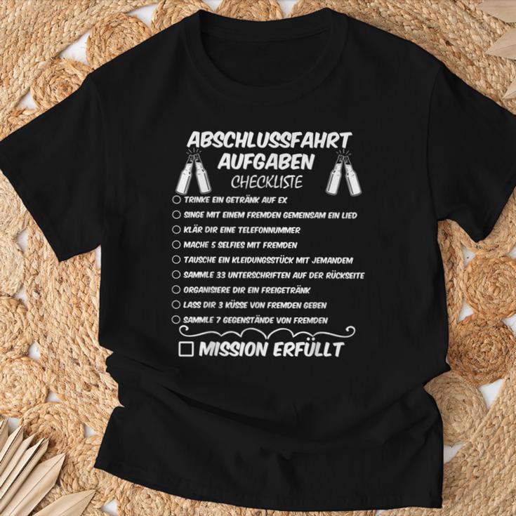 Abschluss Urlaub Mutproben Abschlussfahrt T-Shirt Geschenke für alte Männer