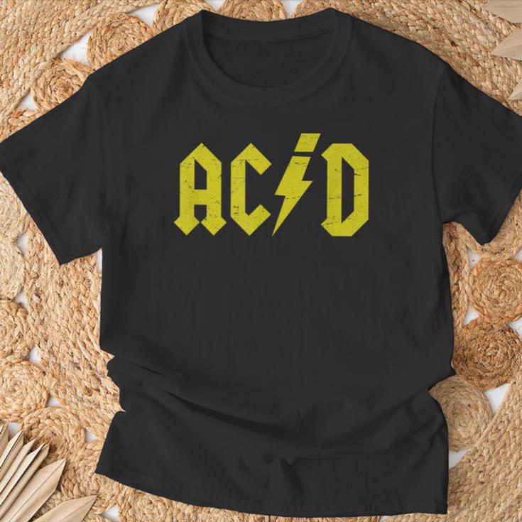 Acid House Techno Rock Electronic Rocks Edm Music Festival T-Shirt Geschenke für alte Männer