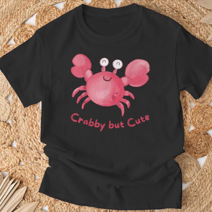 Adorablemente Lindo Cangrejo Para Niñas Niños Cangrejo Pero Lindo Camiseta unisex Regalos para ancianos