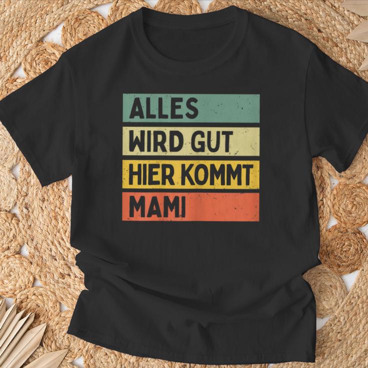 Alles Wird Gut Hier Kommt Mami Retrointage First Name T-Shirt Geschenke für alte Männer