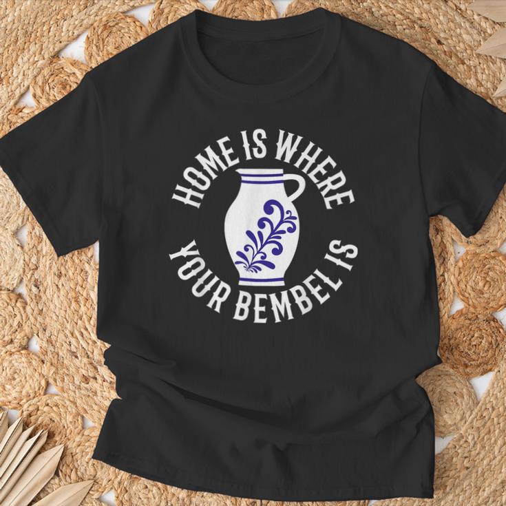 Apfelwein Bembel Jug Hessen Appeler T-Shirt Geschenke für alte Männer