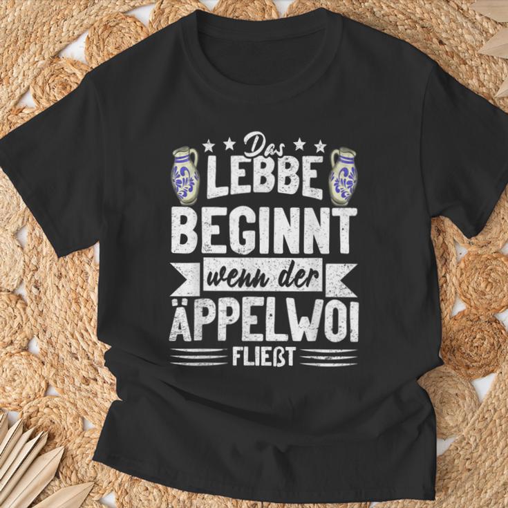 Appelwoi Ebbelwoi Hessen Frankfurt S T-Shirt Geschenke für alte Männer