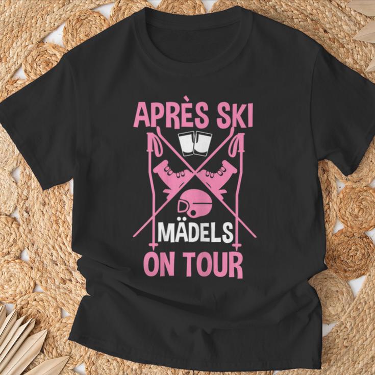 Après Ski Girls On Tour Winter Sport Skier Women's T-Shirt Geschenke für alte Männer