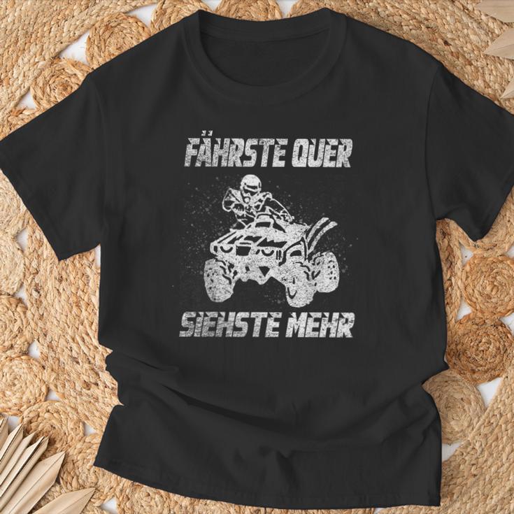 Atv Quad Bike Offroad Quad Driver Slogan Drift T-Shirt Geschenke für alte Männer