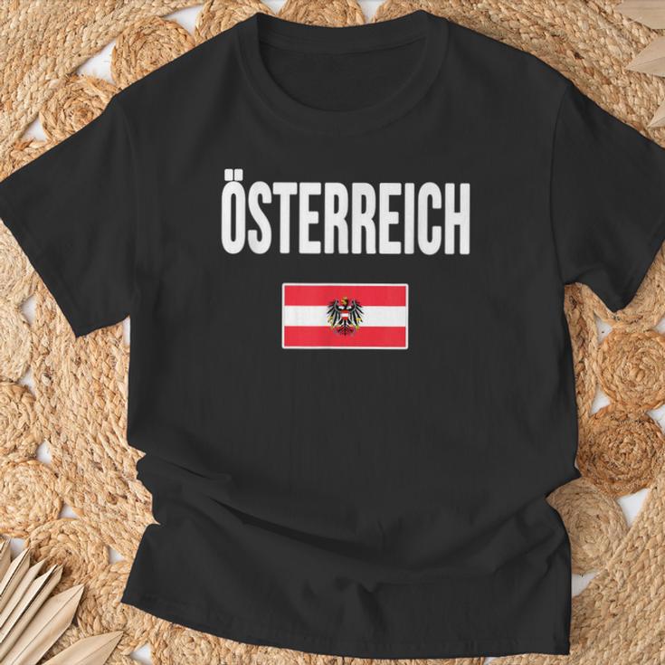 Austria Flag Austria Austria T-Shirt Geschenke für alte Männer