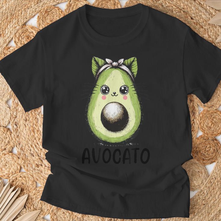 Avocado Cat Avocato T-Shirt Geschenke für alte Männer