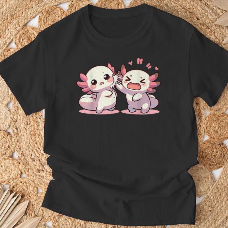 Axolotl Anime For Otakus T-Shirt Geschenke für alte Männer