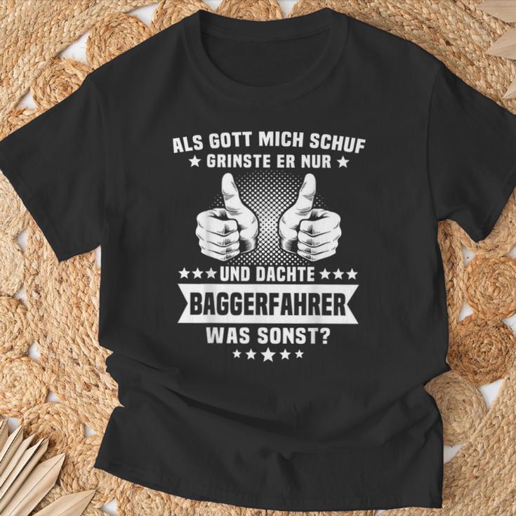 Baggerfuehrer T-Shirt Geschenke für alte Männer