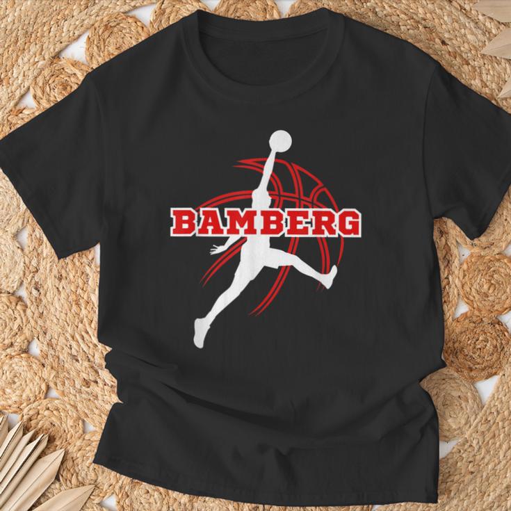 Bamberg Basketball Fan Support Franken Stadium Red T-Shirt Geschenke für alte Männer