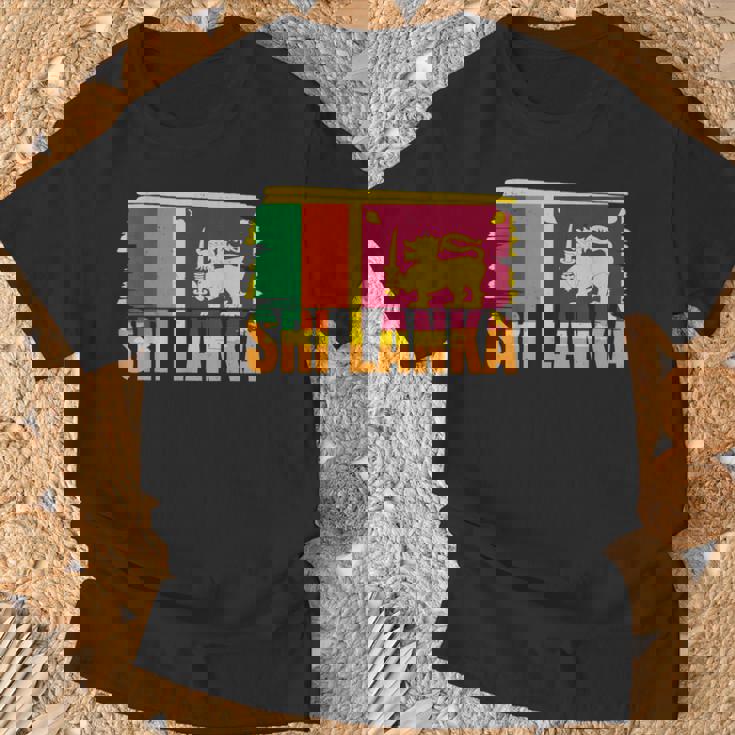Bandera De Sri Lanka Y Amistad Camiseta unisex Regalos para ancianos
