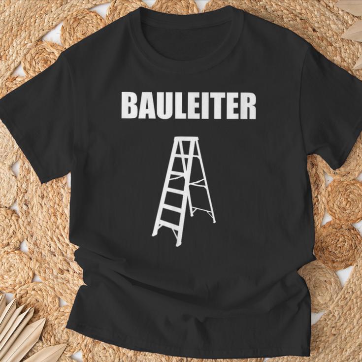 Bauleiter Baustellenleiter T-Shirt Geschenke für alte Männer