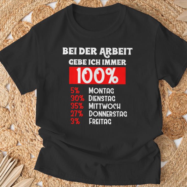 Bei Der Arbeit Gebe Ich Immer 100 T-Shirt Geschenke für alte Männer