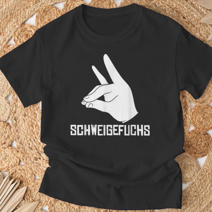 Best Schweigefuchs S T-Shirt Geschenke für alte Männer