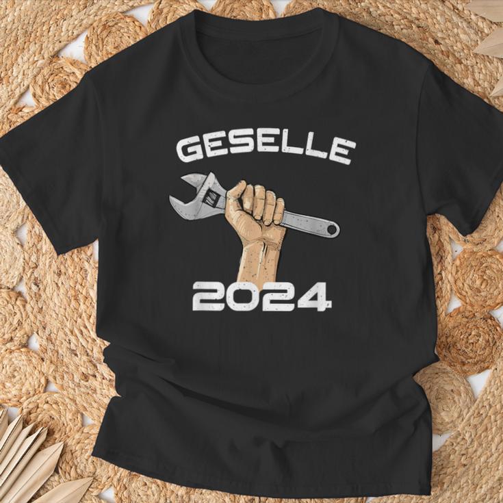 Bestandene Gesellenprüfung Gesellenbrief Azubi Geselle 2024 T-Shirt Geschenke für alte Männer