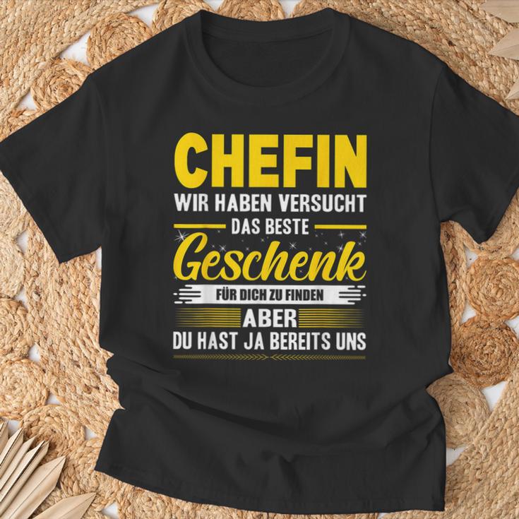 Beste Chefin Der Welt Arbeit Saying Du Hast Ja Bereits Uns S T-Shirt Geschenke für alte Männer