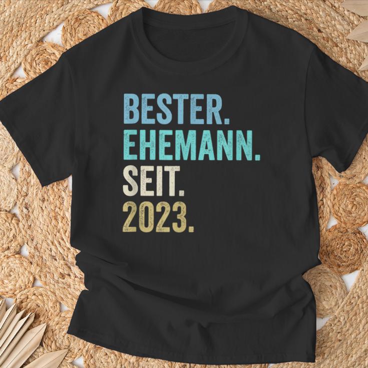 Bester Husann Seit 2023 T-Shirt Geschenke für alte Männer