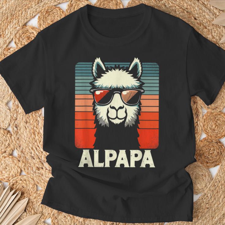 Bester Papa Alpapa Alpaka Frischgebackener Papaatertag T-Shirt Geschenke für alte Männer