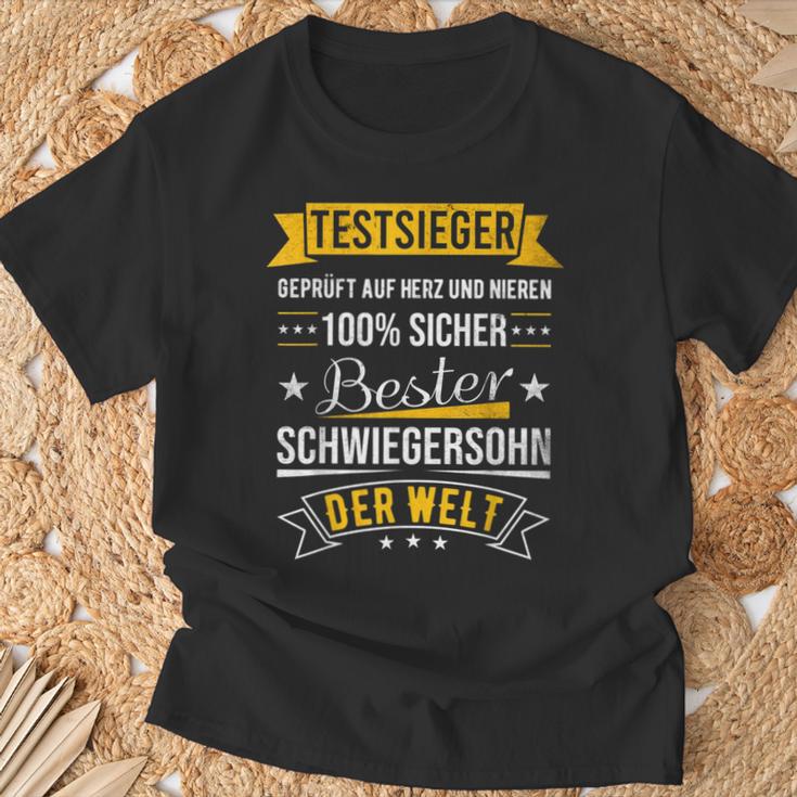 Bester Schwiegersohn Der Welt Testsieger T-Shirt Geschenke für alte Männer