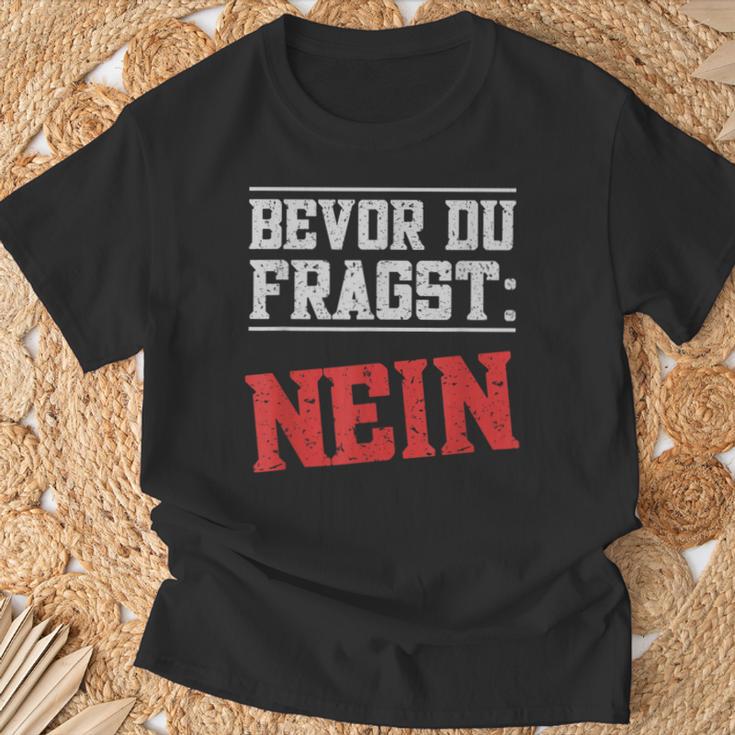 Bevor Du Fragen German T-Shirt Geschenke für alte Männer