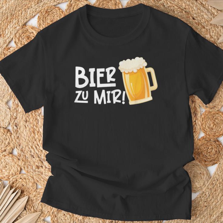 Bier Zu Mir Oktoberfest Costume Women T-Shirt Geschenke für alte Männer