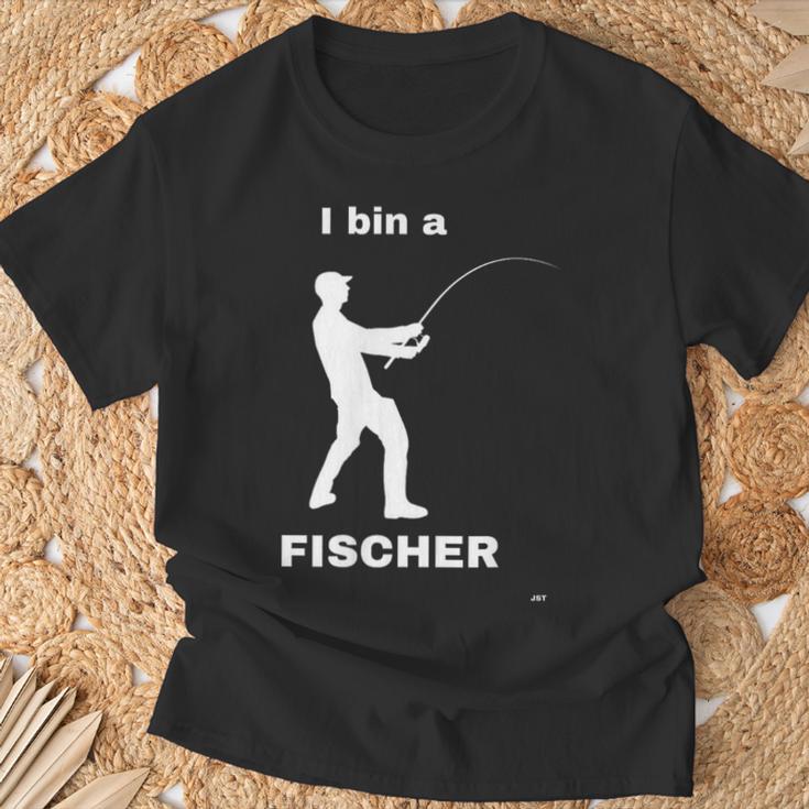 I Bin A Fischer T-Shirt Geschenke für alte Männer