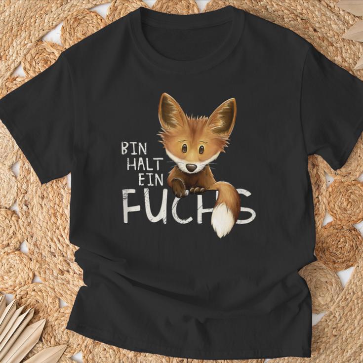 Bin Halt Eben Ein Fuchserwegen Fuchsiges Statement T-Shirt Geschenke für alte Männer