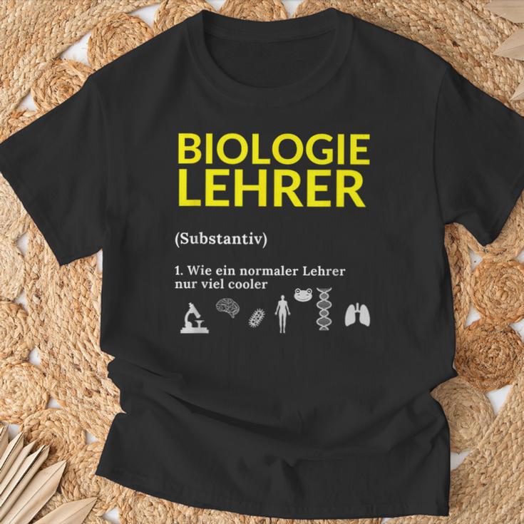 Biologiehrer Biology Teacher Saying School T-Shirt Geschenke für alte Männer