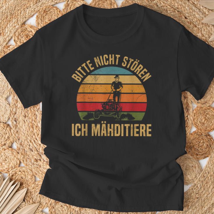 Bitte Nicht Stören Lawn Mowing Garden Lawn Mower T-Shirt Geschenke für alte Männer