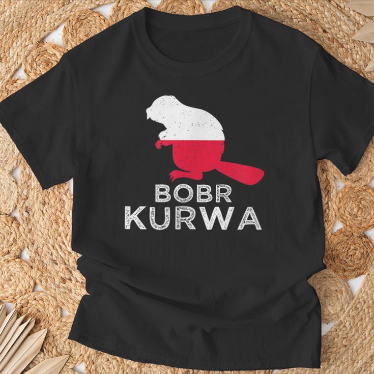 Bobr Kurwa Beaver Bober Bobr Polish Beaver Meme T-Shirt Geschenke für alte Männer