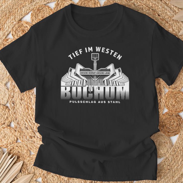 Bochum Stadion Tieff Im Westen Mit Nem Pulsschlag Sl T-Shirt Geschenke für alte Männer