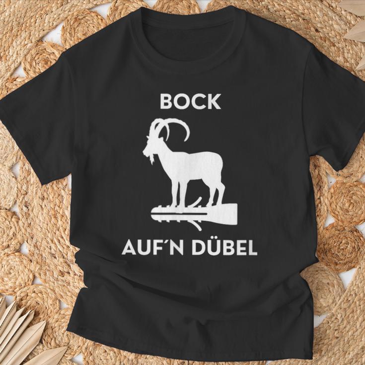 Bock Auf ´N Dübel Kiffen Cannabis Weed 420 Bong Grass High T-Shirt Geschenke für alte Männer