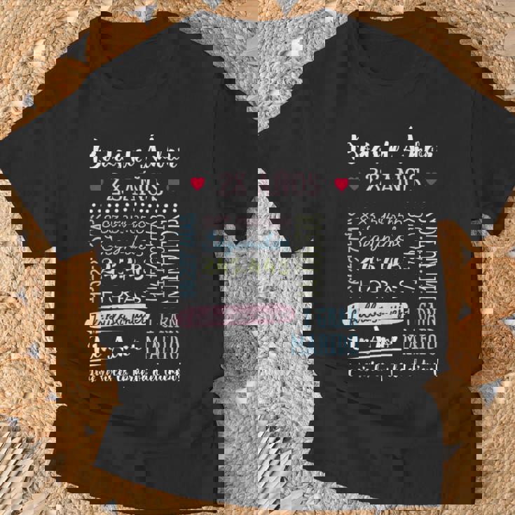 Bodas De Ámbar 28 Años Aniversario De Boda Regalo Camiseta unisex Regalos para ancianos